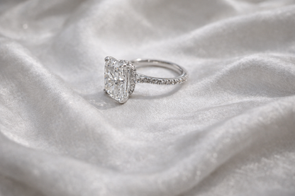 The Grand Cathedral: 5.75ctw Elongated Cushion Bridal Masterpiece