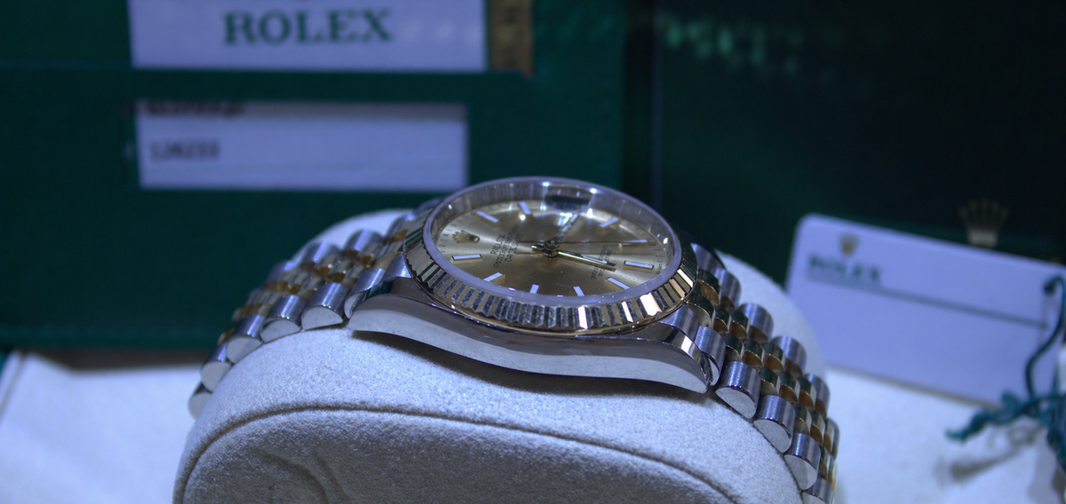 Rolex Datejust 36mm Champagne Dial Two-Tone Complete Set- Model 126233