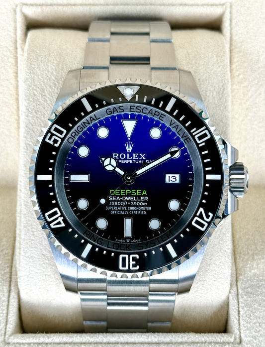 Rolex Deepsea Sea-Dweller “D-Blue” (James Cameron Edition) with Card and Box