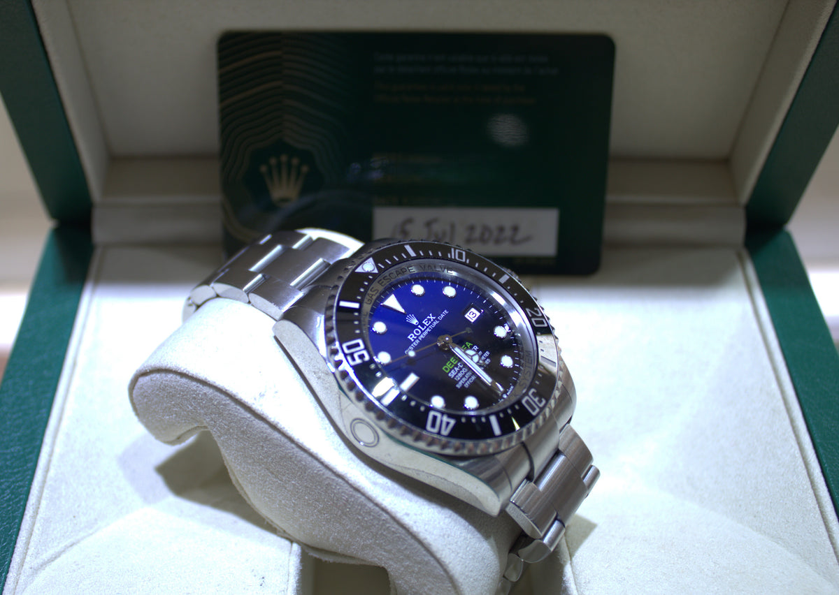 Rolex Deepsea Sea-Dweller “D-Blue” (James Cameron Edition) with Card and Box
