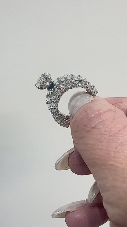 Radiant Cut Lab- Diamond Bridal Set: The Ultimate Sparkle (3.02 Carat)